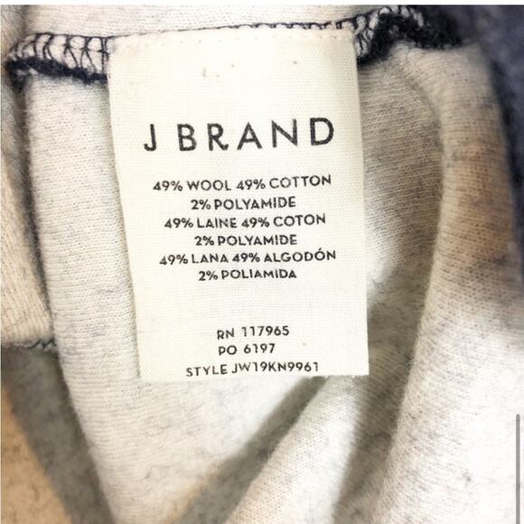 J brand Chatelet wool blend navy zipper dress - Picture 13 of 13